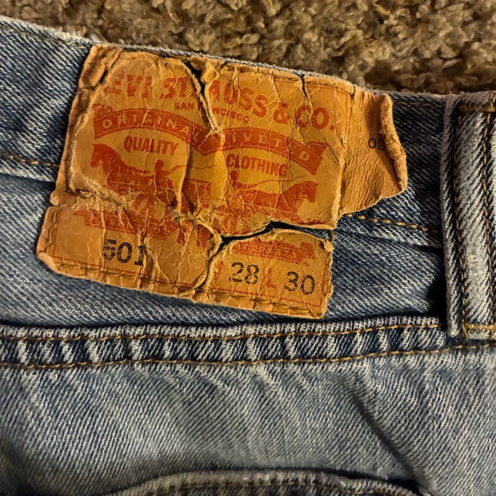 Vintage Levi's Classic Blue Straight Jeans - Picture 2 of 3